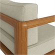 Kona Outdoor Teak Wood Armchair in Sand