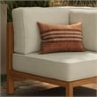 Kona Outdoor Teak Wood Corner Modular Chair in Sand