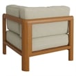 Kona Outdoor Teak Wood Corner Modular Chair in Sand