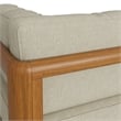 Kona Outdoor Teak Wood Corner Modular Chair in Sand