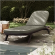 Kona Outdoor Teak Wood Chaise Lounge Chair in Ash