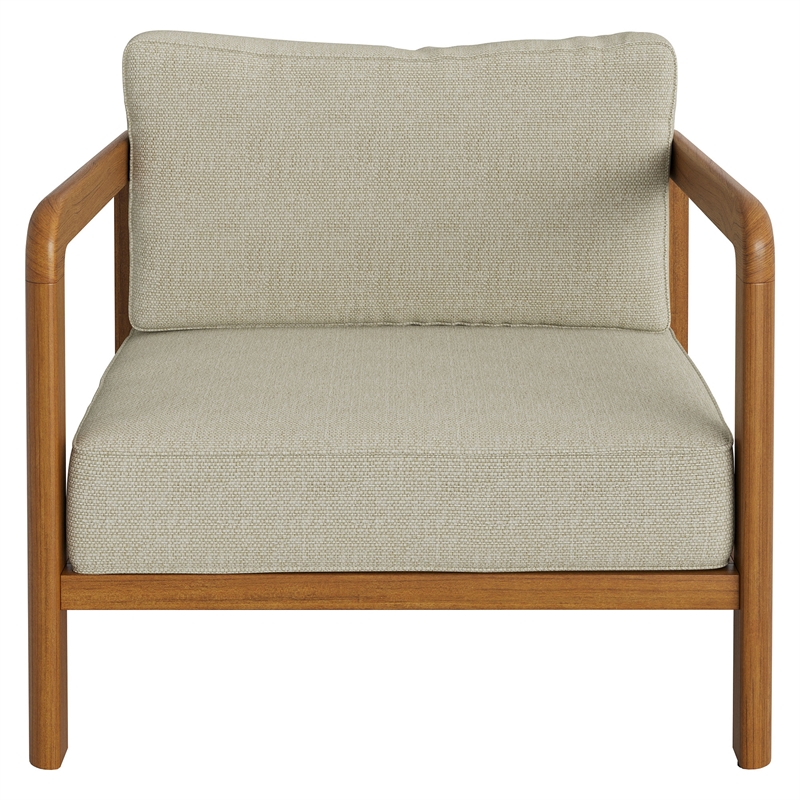 Kona 3-Piece Outdoor Teak Wood Furniture Set in Sand