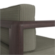 Kona Outdoor Teak Wood Loveseat in Ash
