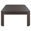 Kona 47 Inch Outdoor Teak Wood Coffee Table in Dark Brown