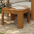 Kona Outdoor Teak Wood Side Table in Natural