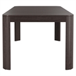 Kona 87 Inch Outdoor Teak Wood Dining Table in Dark Brown