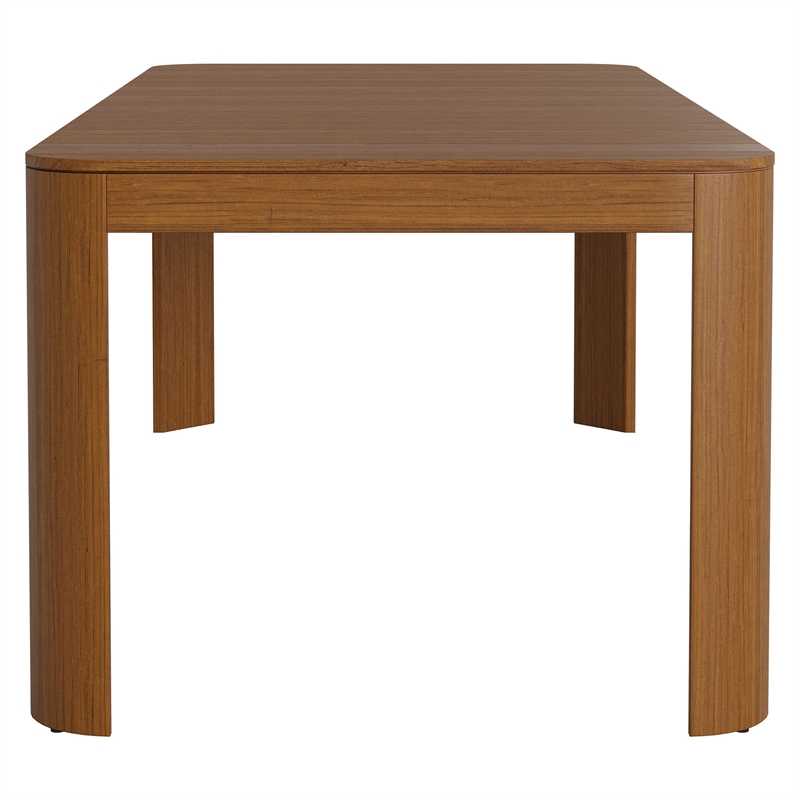 Kona 87 Inch Outdoor Teak Wood Dining Table in Natural