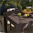 Kona 7-Piece Outdoor Teak Wood Dining Set in Ash