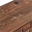 Duskin 39 Inch Wall Mounted TV Stand with Block Front in Walnut