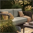 Kona 4-Piece Outdoor Teak Wood Furniture Set in Ash