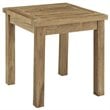 Modway Marina 8 Piece Outdoor Teak Sofa Set in Natural and White