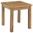 Modway Marina Modern Wood 3-Piece Conversation Set in Natural/White