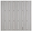 Modway Maine Modern Aluminum Patio Bar Table in White/Light Gray