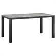 Modway Maine 7-Piece Modern Aluminum Patio Dining Set - Brown/Gray