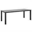 Modway Maine 7-Piece Modern Aluminum Patio Dining Set in Brown/Gray