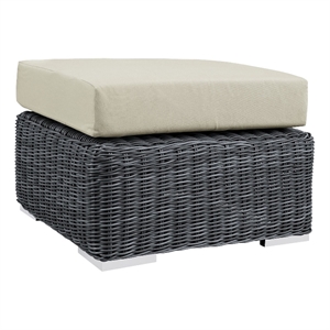 modway summon patio square ottoman