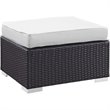 Modway Venice 8-Piece Aluminum Rattan Outdoor Patio Sofa Set in Espresso/White