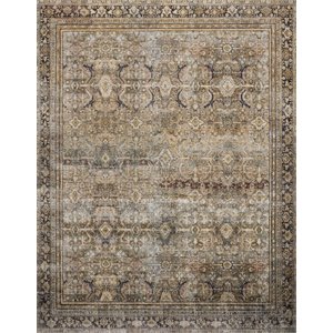 loloi layla rug in olive and charcoal