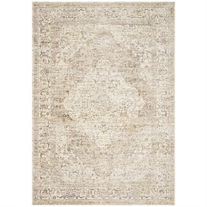 loloi revere rug in ivory and berry