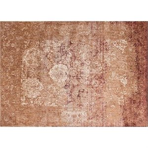 anastasia rug in copper and ivory