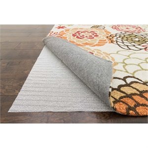 secure grip rubber rug pad in beige