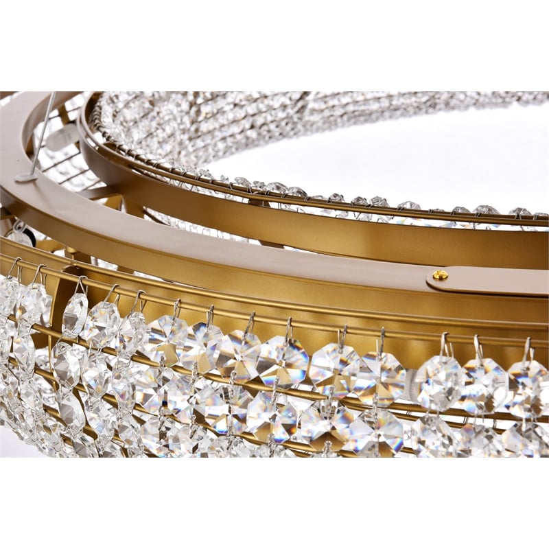 Elegant Lighting Paris 18 Light Chandelier in Chrome