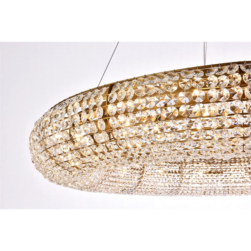 Elegant Lighting Paris 18 Light Chandelier in Chrome