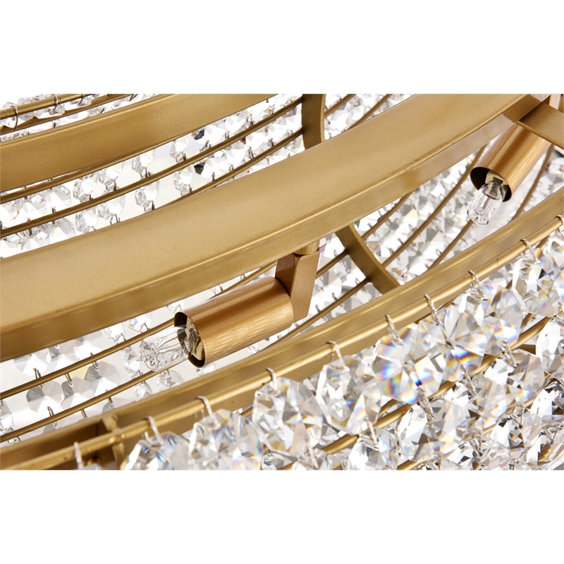 Elegant Lighting Paris 24 Light Chandelier in Chrome