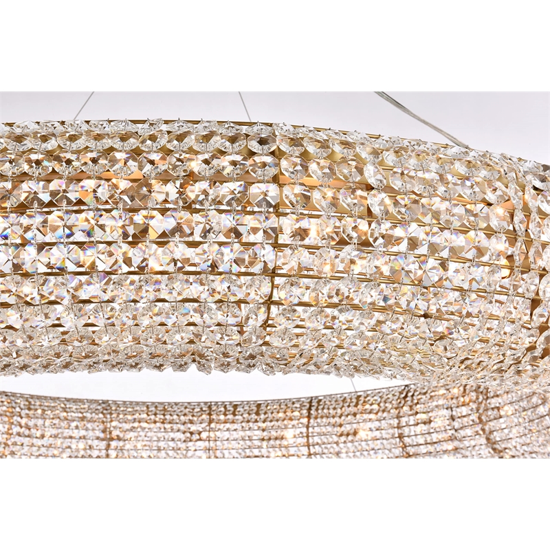 Elegant Lighting Paris 24 Light Chandelier in Chrome