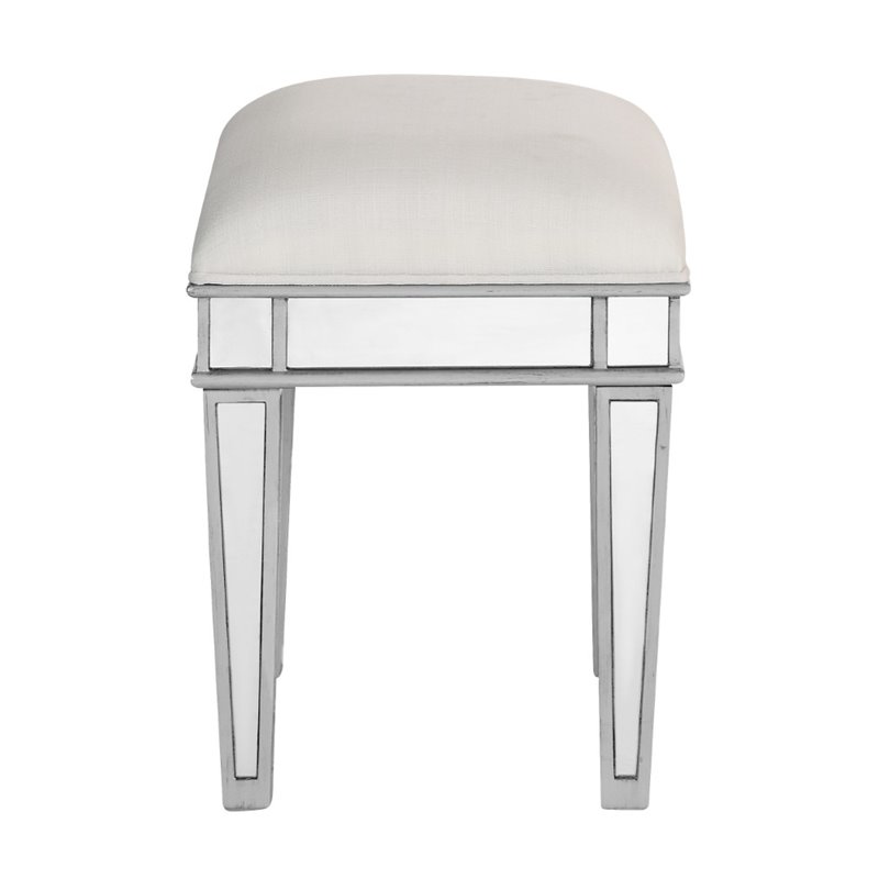 Elegant Lighting Chamberlan Mirrored Dressing Stool