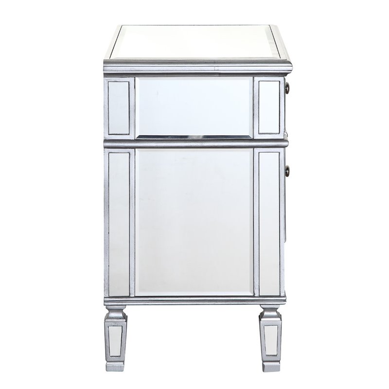 Elegant Lighting Chamberlan Mirrored Cabinet