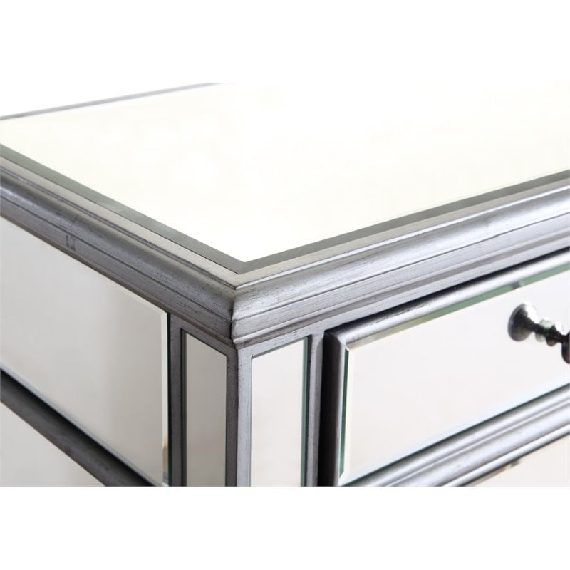 Elegant Lighting Chamberlan Mirrored Cabinet