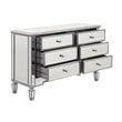 Elegant Lighting Chamberlan 6 Drawer Mirrored Dresser