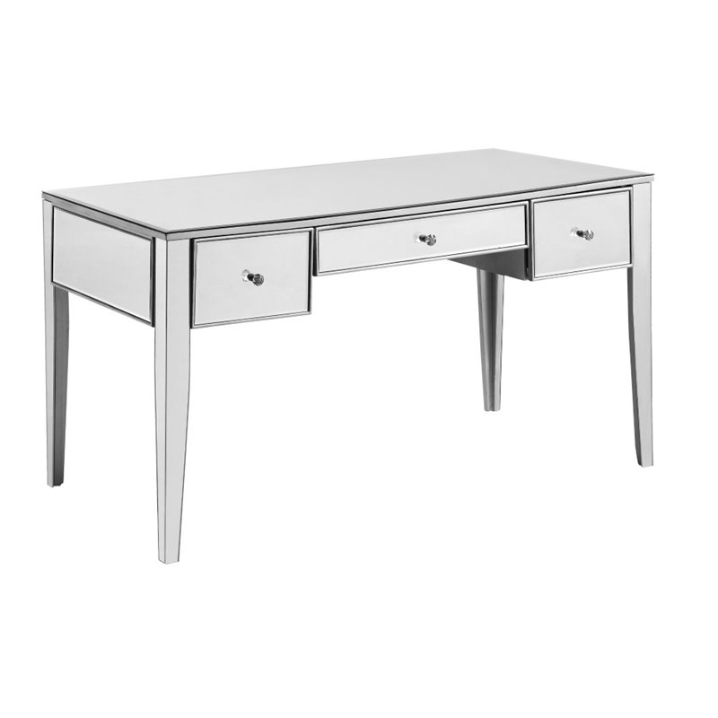 Elegant Lighting Chamberlan Mirrored Writing Desk MF61029S