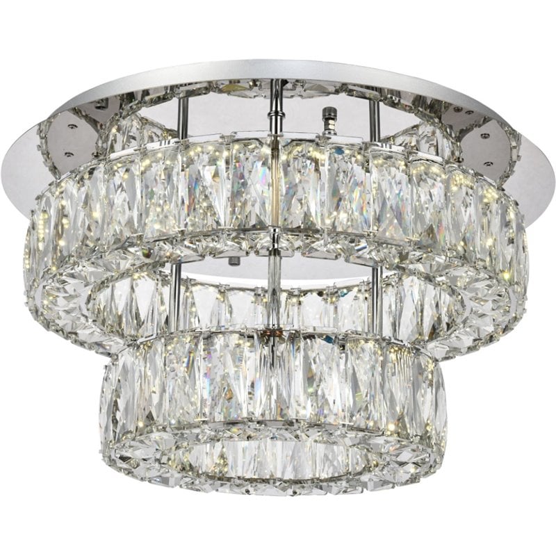 Elegant Lighting Monroe 2 Tier 17.7