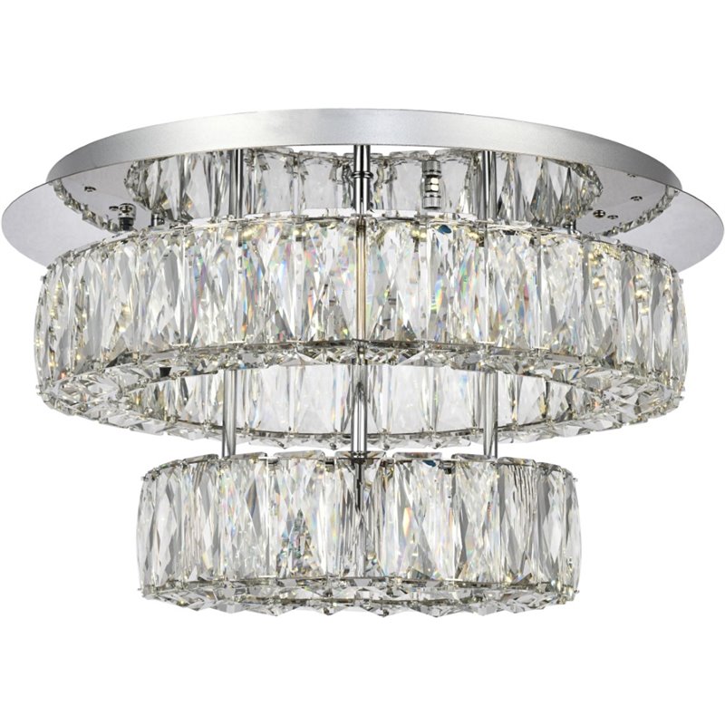 Elegant Lighting Monroe 2 Tier 17.7