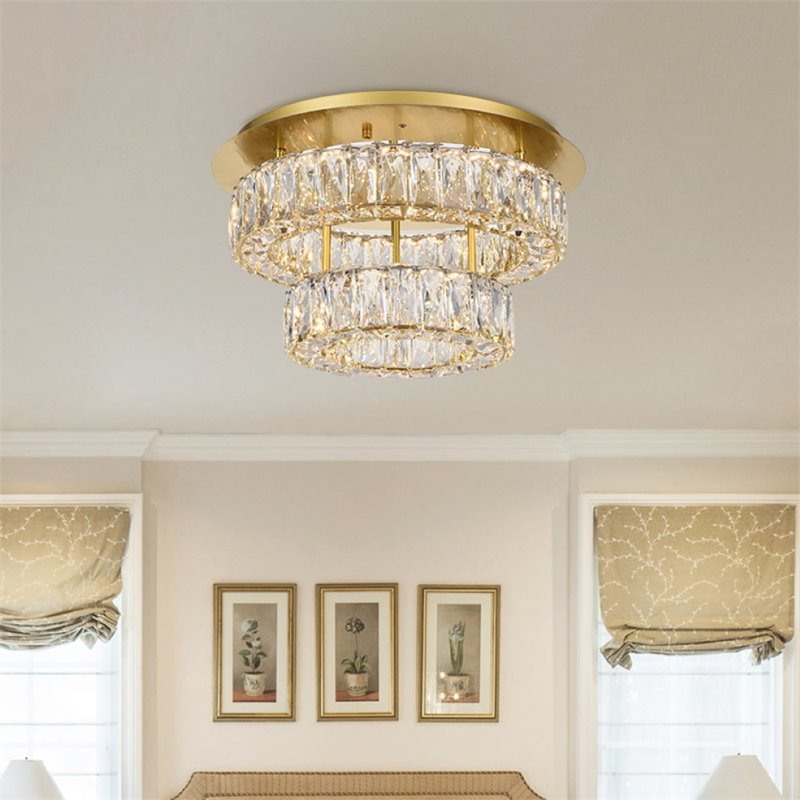 Elegant Lighting Monroe 2 Tier 17.7