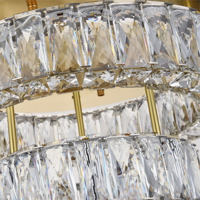 Elegant Lighting Monroe 2 Tier 17.7