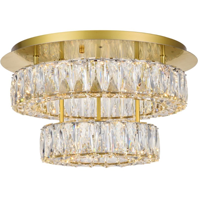 Elegant Lighting Monroe 2 Tier 17.7