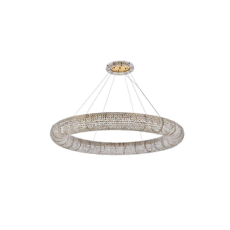 Elegant Lighting Paris 30-Light Royal Cut Crystal & Steel Chandelier in Chrome