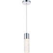 Elegant Lighting Constellation Modern Clear LED Pendant in Chrome