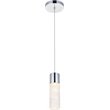 Elegant Lighting Constellation Modern Clear LED Pendant in Chrome