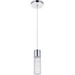 Elegant Lighting Constellation Modern Clear LED Pendant in Chrome