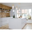 Elegant Lighting Constellation Modern Clear LED Pendant in Gold