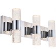 Elegant Lighting Vega 6 Light Clear LED Vanity Light in Chrome
