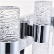 Elegant Lighting Vega 6 Light Clear LED Vanity Light in Chrome