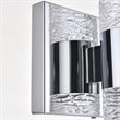 Elegant Lighting Vega 6 Light Clear LED Vanity Light in Chrome