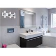 Elegant Lighting Vega 6 Light Clear LED Vanity Light in Chrome