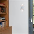Elegant Lighting Vega 2 Light Clear LED Vanity Light in Chrome
