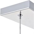 Elegant Lighting Fantasia 5 Light Metal LED Island Pendant in Chrome